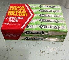 Wrigley's Gum, Spearmint, 5 Count Pack of 40 