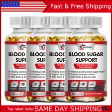 Blood Balance Softgels - Blood Sugar Support & Blood Pressure Supplement 60Pills