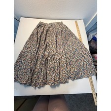 floral full skirt size med