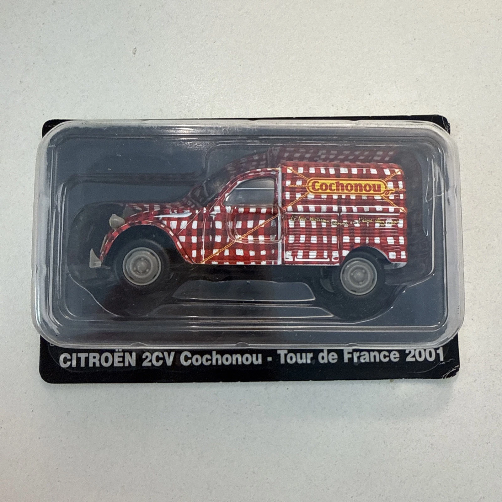 Voiture Miniature Citroën 2CV Cochonou Tour De France 2001 Échelle 1/43