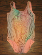 girls 8 Pilyq bathing suit swimwear 1 piece tie dye best swim