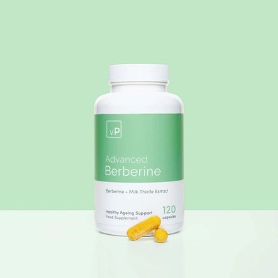 Advanced Berberin 500mg x 120 Kapseln · Berberin + Mariendistel Nahrungsergänzung