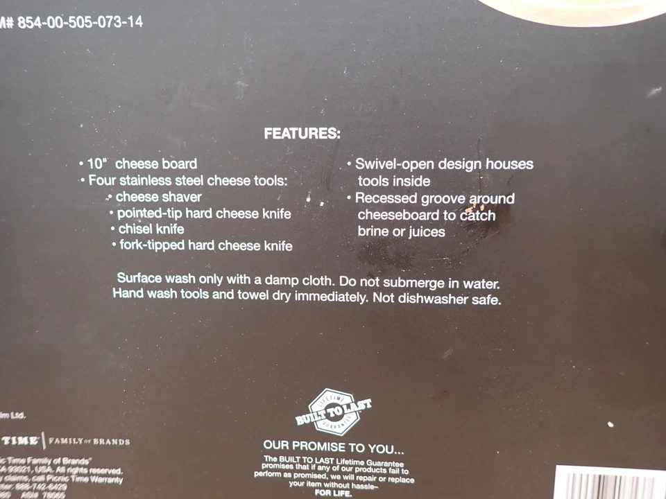 Disney Star Wars Circo Death Star Wood Cheese Board w/ Tools Set by Picnic Time - Image 4 of 4