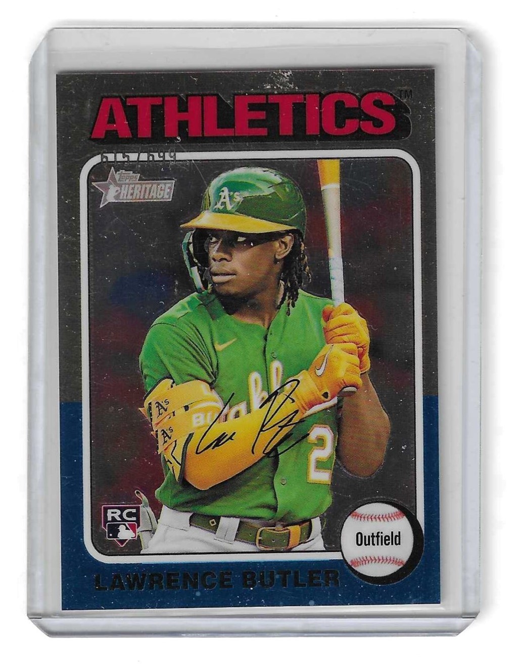 2024 Topps Heritage High Number - Chrome #148 Lawrence Butler (RC) 615/699