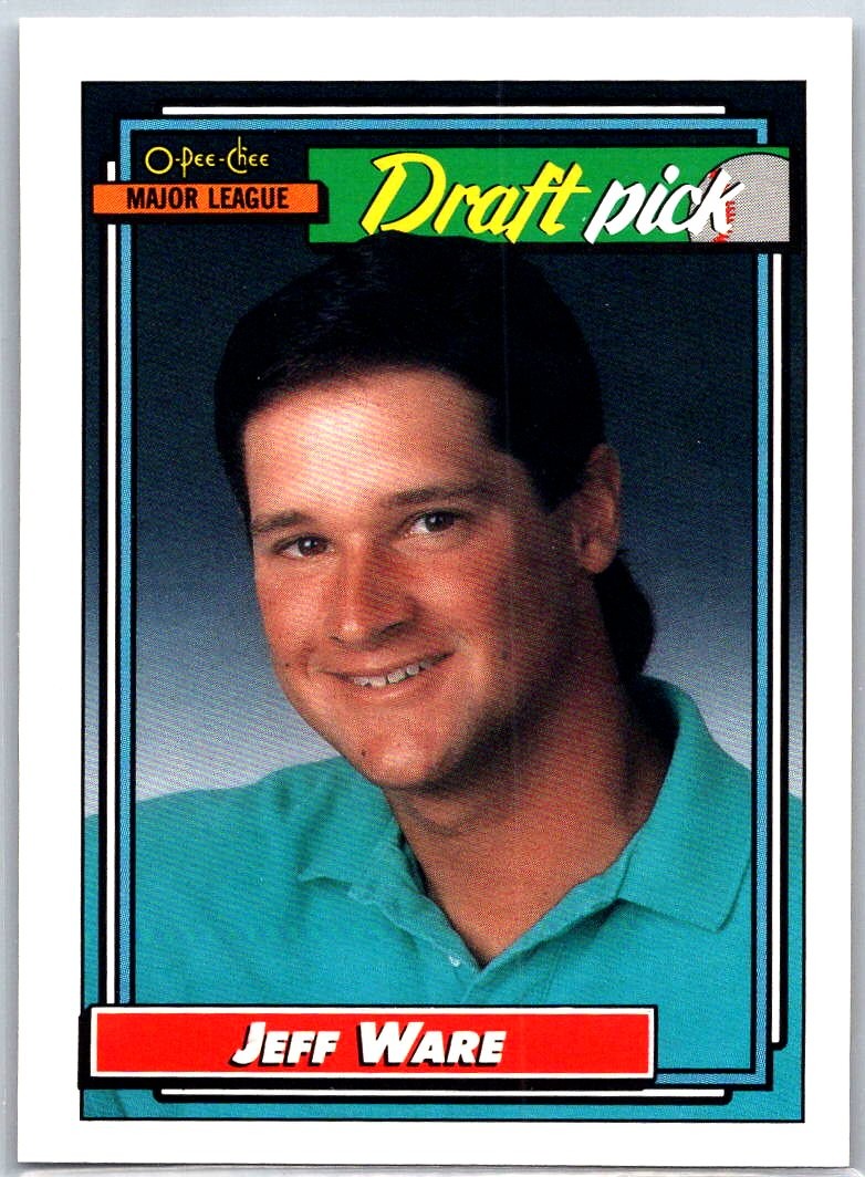 Jeff Ware 1992 O-Pee-Chee #414 Toronto Blue Jays