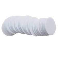 2 Inch White 58pc Stiff Felt Circles