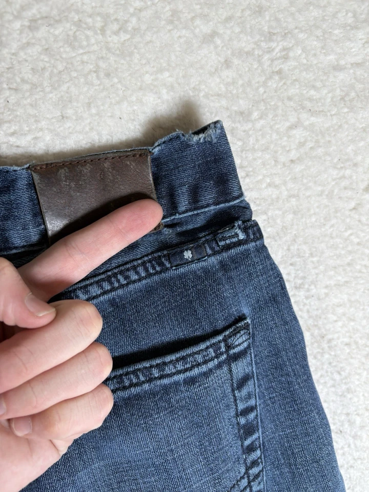 Pantalones de mezclilla elásticos rectos originales Lucky Brand para hombre 36x34 azul 221 LEER Foto 2 de 4