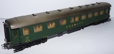 Metropolitan H0 DC ++ 1./2./3. Kl. Personenwagen ABC4 1807 der SBB ++ #G4_521