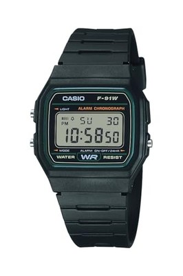 Casio Collection Uhr Herren Grün F-91W-3JH