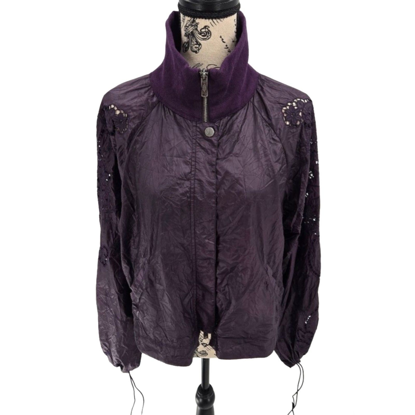 Free People Movement Elevation Jacket Purple Small - image 4