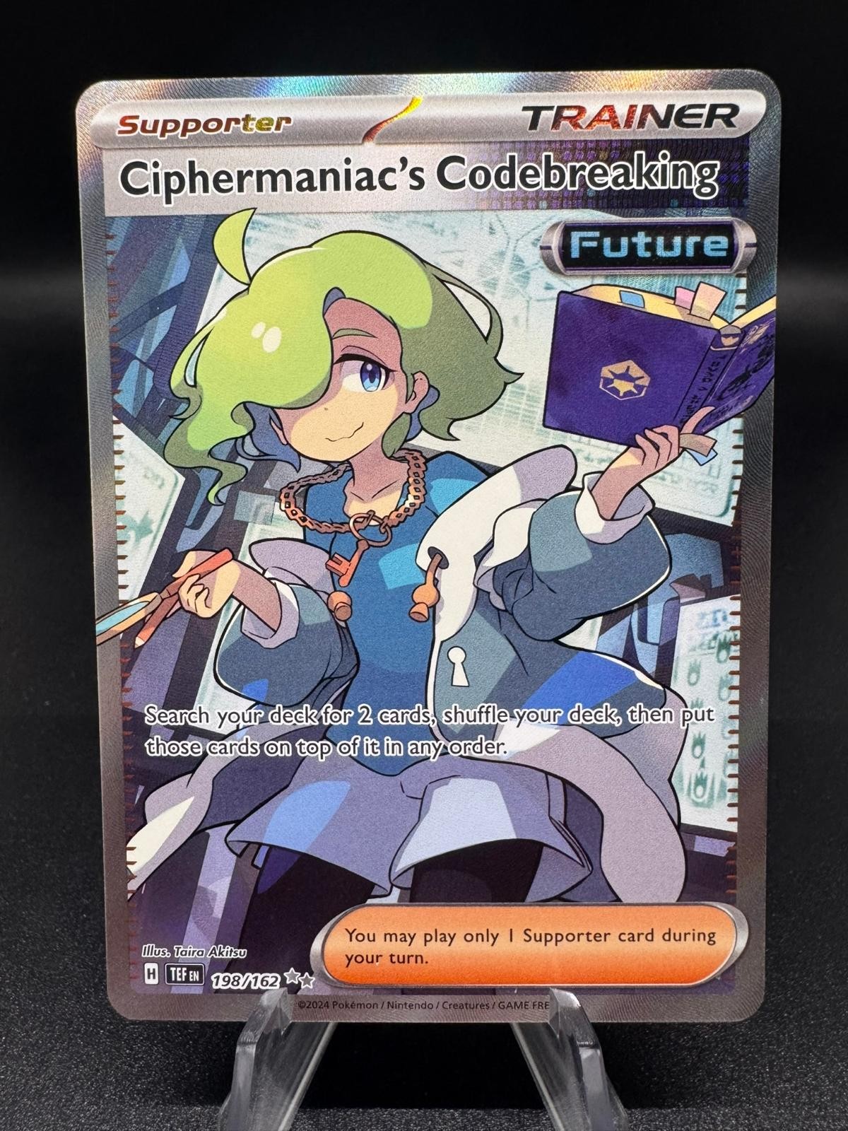 Ciphermaniac's Codebreaking 198/162 Ultra Rare Temporal Forces Pokemon Holo NM