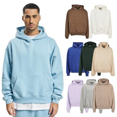 DEF Hoody Herren Kapuzenpullover Hoody Relaxe Fit Hoodie Bequem Kängurutsche Men
