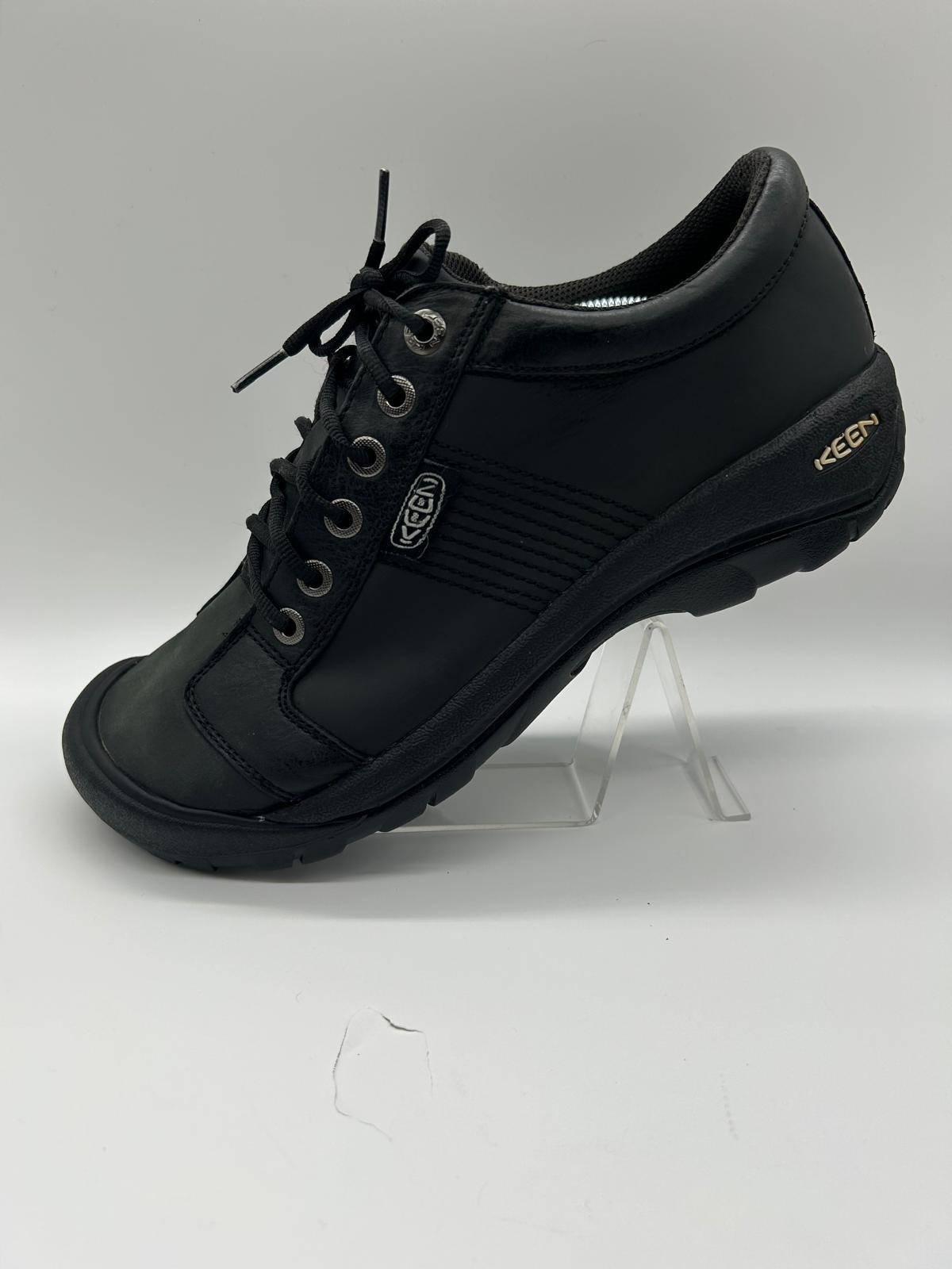 Scarpe Keen Austin uomo 11 nere basse stringate pelle casual 1002990