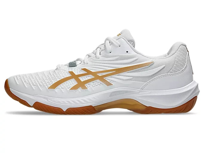 ASICS COURT CONTROL FF 4 1071A125 100 White Pure Gold Indoor