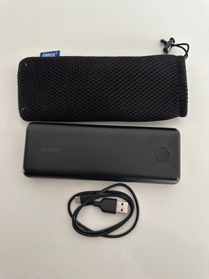 Anker PowerCore Essential 20100mAh (Model A1260) Two Ports with Case Black