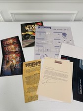 1997 STAR WARS INSIDER FAN CLUB KIT POSTERS LETTER LEGO VINTAGE
