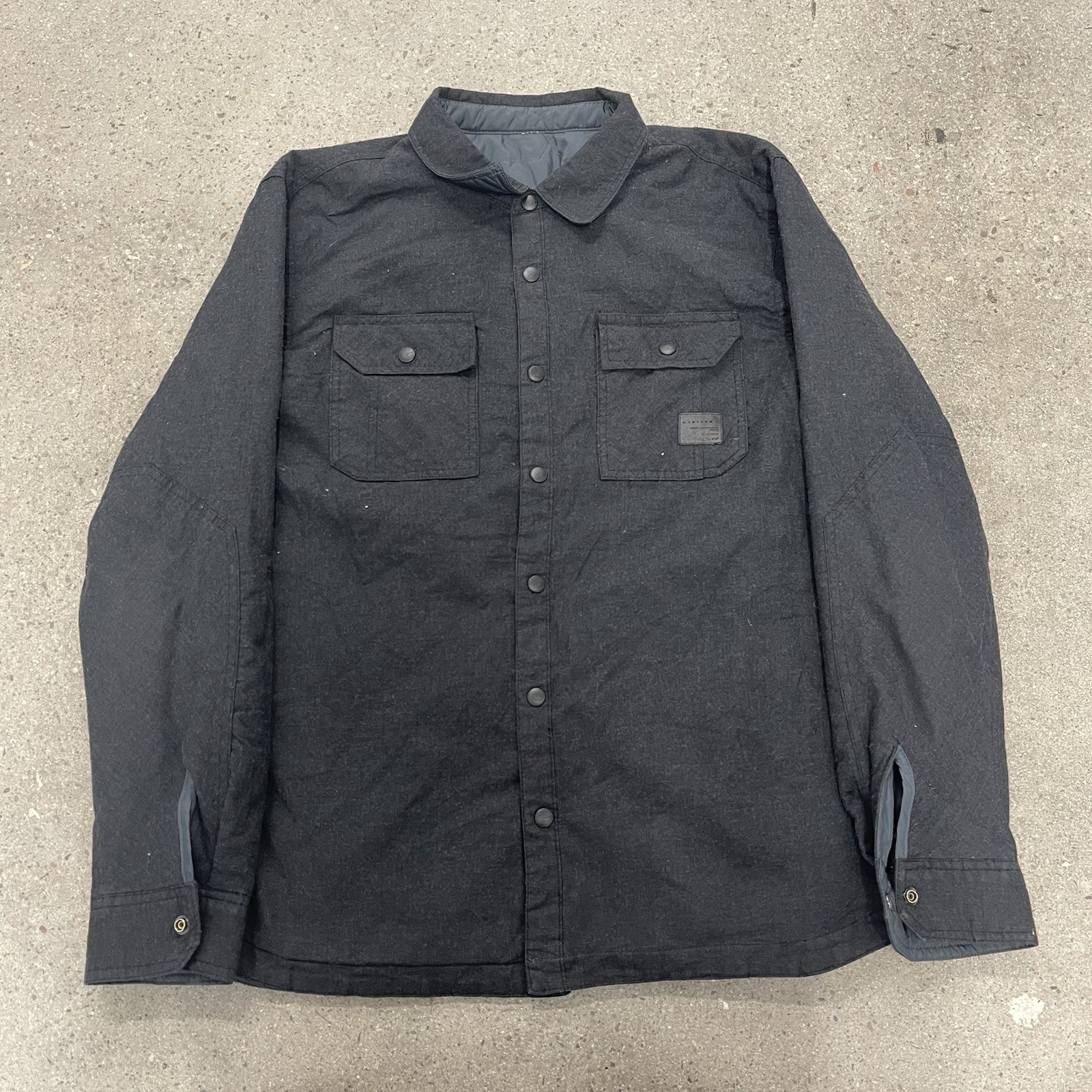 Oakley Button Down Quilted Lined Shacket Size XL - image 1