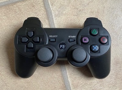 Wireless Controller für Sony Playstation 3 - PS3 | Schwarz Gamepad 