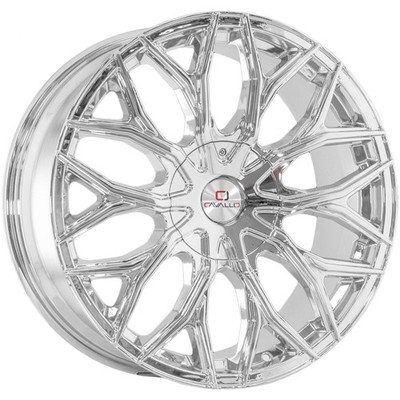 Cavallo CLV-37 18x8 5x112/5x4.5'' +35mm Nano Chrome Wheel Rim 18'' Inch