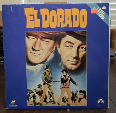 El Dorado LaserDisc John Wayne Robert Mitchum Western Shout-out Old West W30