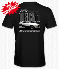 1970 Ford Mustang Mach 1 428cj T-shirt - Most Mach 1 Colors - Dtg High Quality 1970 Ford Mustang Mach 1 428cj T-shirt - Most Mach 1 Colors - Dtg High Quality