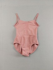 Suffolk Women Dancewear S Dusty Pink Ruched Leotard Thin Straps Ballet Gymnastic