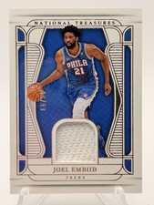 2024-25 National Treasures Joel Embiid Patch /99 76ers