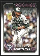 Justin Lawrence 2024 Topps #259 Colorado Rockies