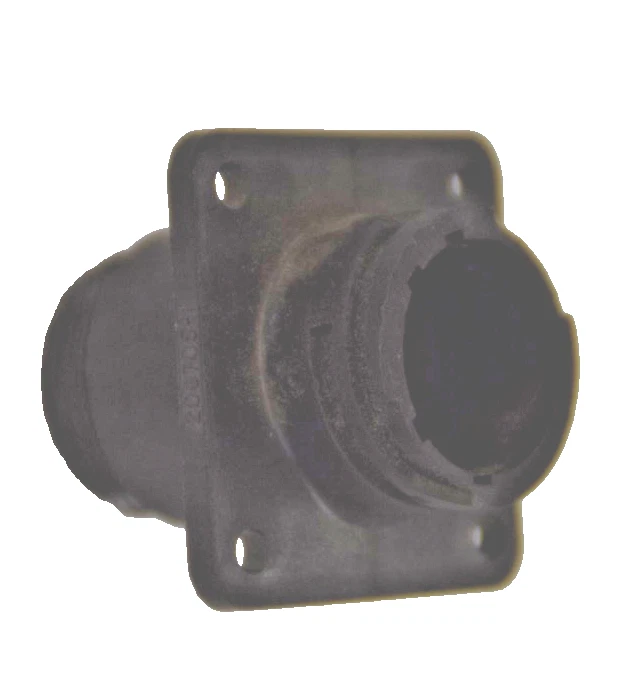 PKG of 4  Tyco Amp #206705-1  Flange Mount Conn.Housing, 9 position   FREE SHIP - Image 2 of 2