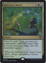 Mind into Matter - Foil Rare Sorcery Secrets of Strixhaven