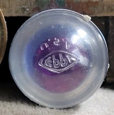 Vintage plastic EPPY FORTUNE BALL W PURPLE FAUX GEM Gumball charm prize jewelry