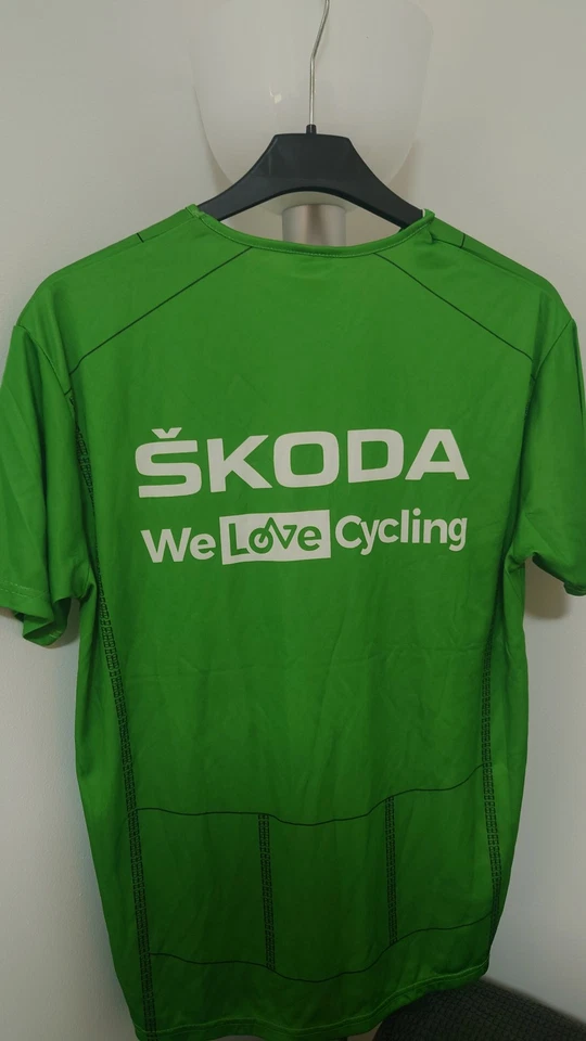 Maillot Škoda – Tour de France – Collection – Taille L – Très bon état - VERT - Photo 2/2