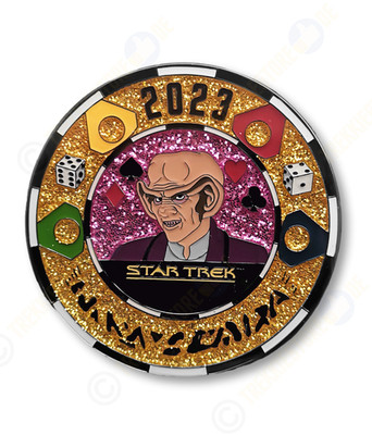 Star Trek: 2023 Vegas Poker Chip Pin QUARK Ante Up!