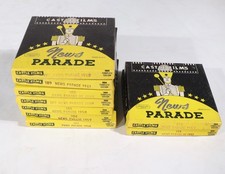 9 pcs. Castle Films News Parade 1956-62 plus 1951, 1953