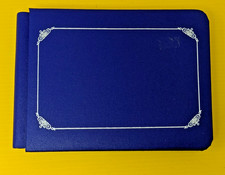 Creative Memories Predecorated For Baby Girl 5-   x 8  Blue album 10 pocket