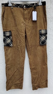 WeSC Herren Cord Cargohose beige khaki Gr.W38L32 Neu!!