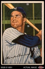 1952 Bowman #65 Hank Bauer Yankees 3 - VG