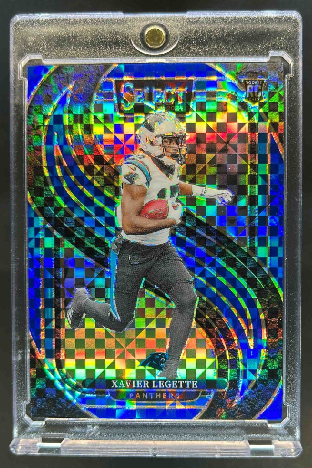 2024 Select Xavier Legette Premier RC Blue Prizm Rookie #94/175 Panthers