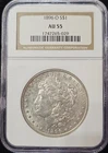 1896-O Morgan Dollar AU-55 NGC VIDEO