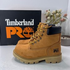 Timberland PRO Sawhorse 6" Composite Safety Toe Boots Brown Men 4.5W Tried On