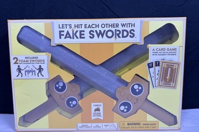 NIB Sealed Exploding Kittens Let's Hit Each Other With Fake Swords Party Game