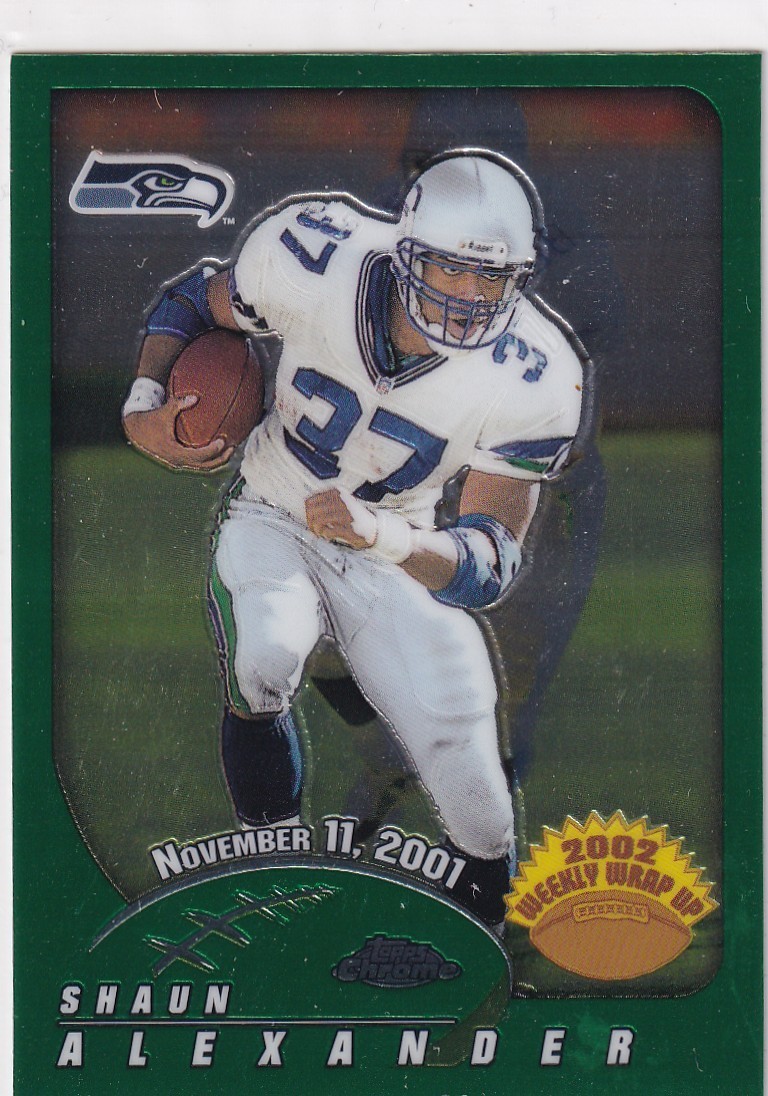Shaun Alexander 2002 Topps Chrome #154 Seattle Seahawks