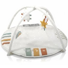 Beautiful Baby Play Gym Tummy Time Mat with 4 Toys Cards Soft Cotton Floor Mat