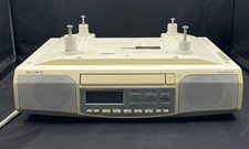 Sony Space Saver Under Cabinet CD Player Clock Radio AM/FM Mega Bass ICF-CD513