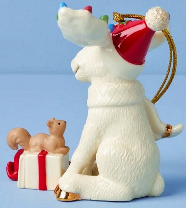 Lenox MARCEL the MOOSE 2025 Ornament Porcelain 24k NIB Only 7 left