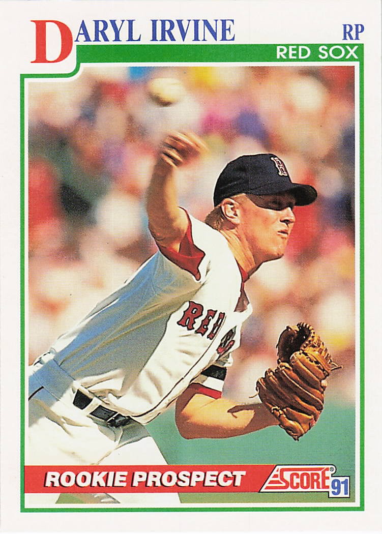 1991 Score Daryl Irvine #333