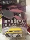 Vintage 2004 Hot Wheels Special Delivery Milk Truck Dairy Mooneyes Yellow HTF