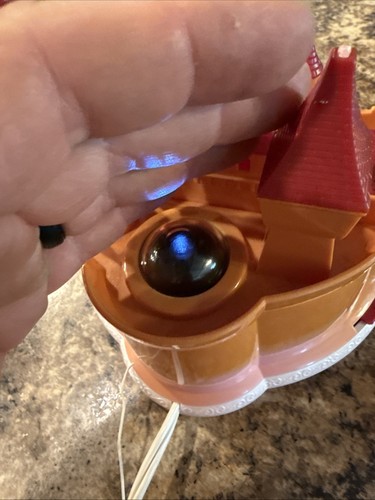Disney Princess Projector Alarm Clock Radio Pink Castle Tested SOME SUN FADING👀 - Picture 9 of 14