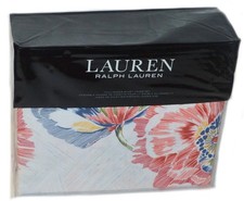 RALPH LAUREN Isadora Floral 3P FULL/ QUEEN DUVET SET Red Blue Yellow 300
