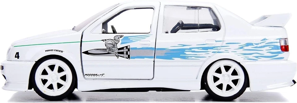 JADA TOYS - Auto del film Fast & Furious - bianco - VW Jetta 1995 - 1/32 - JA... - Immagine 3 di 3